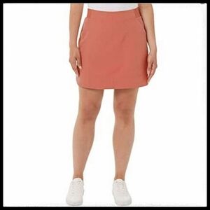 NWT 32 Degrees Women’s Coral Pull-On Athletic Skort w/ Pockets